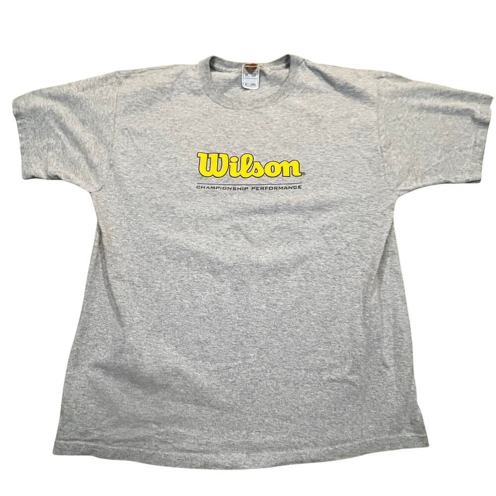 Vintage Wilson Championship‎ Performance Logo T-Shirt Sportswear Athletic Men XL
